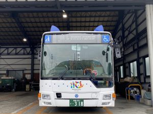 路線バスに新車を導入しました 両備バス