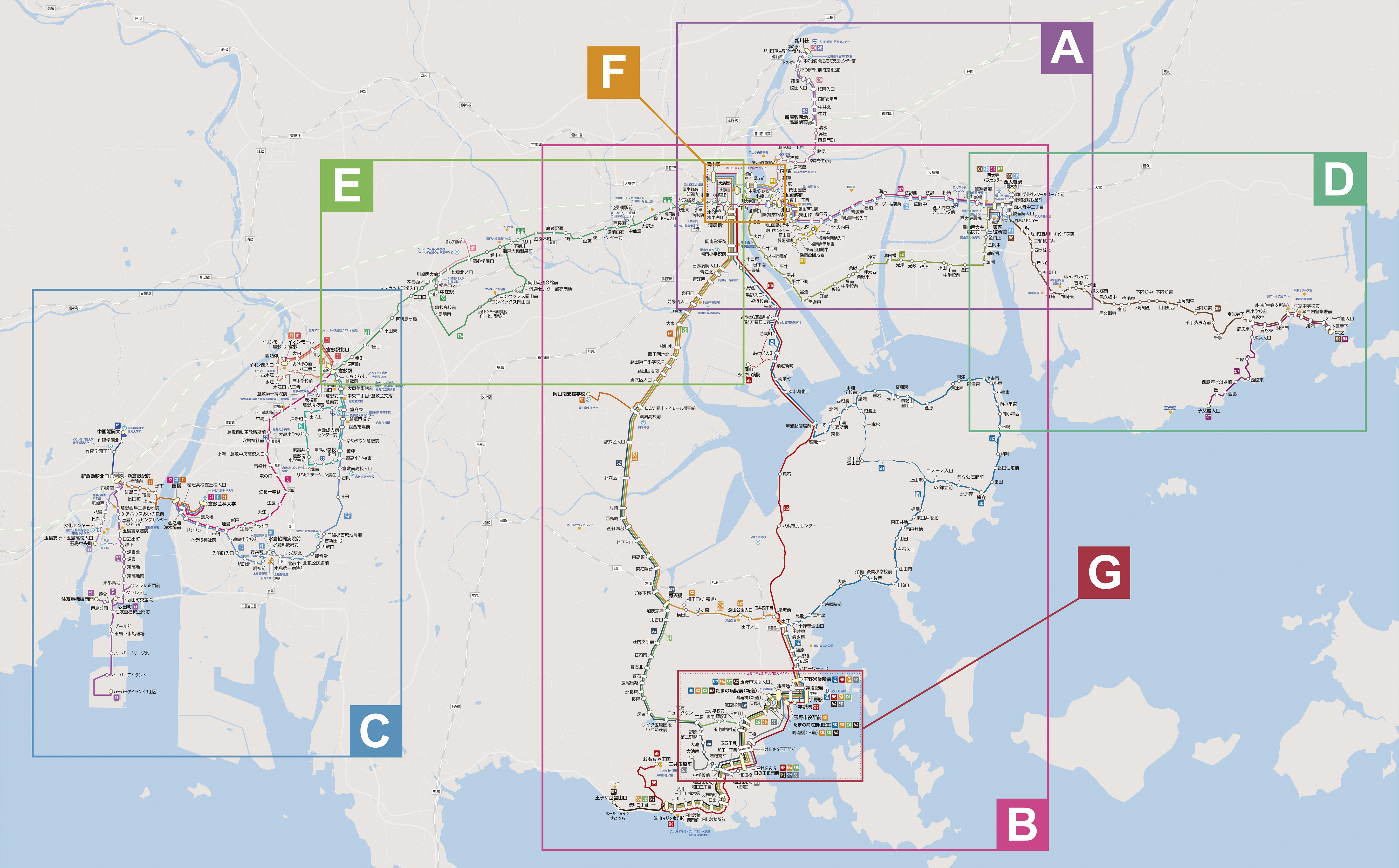 バス路線図